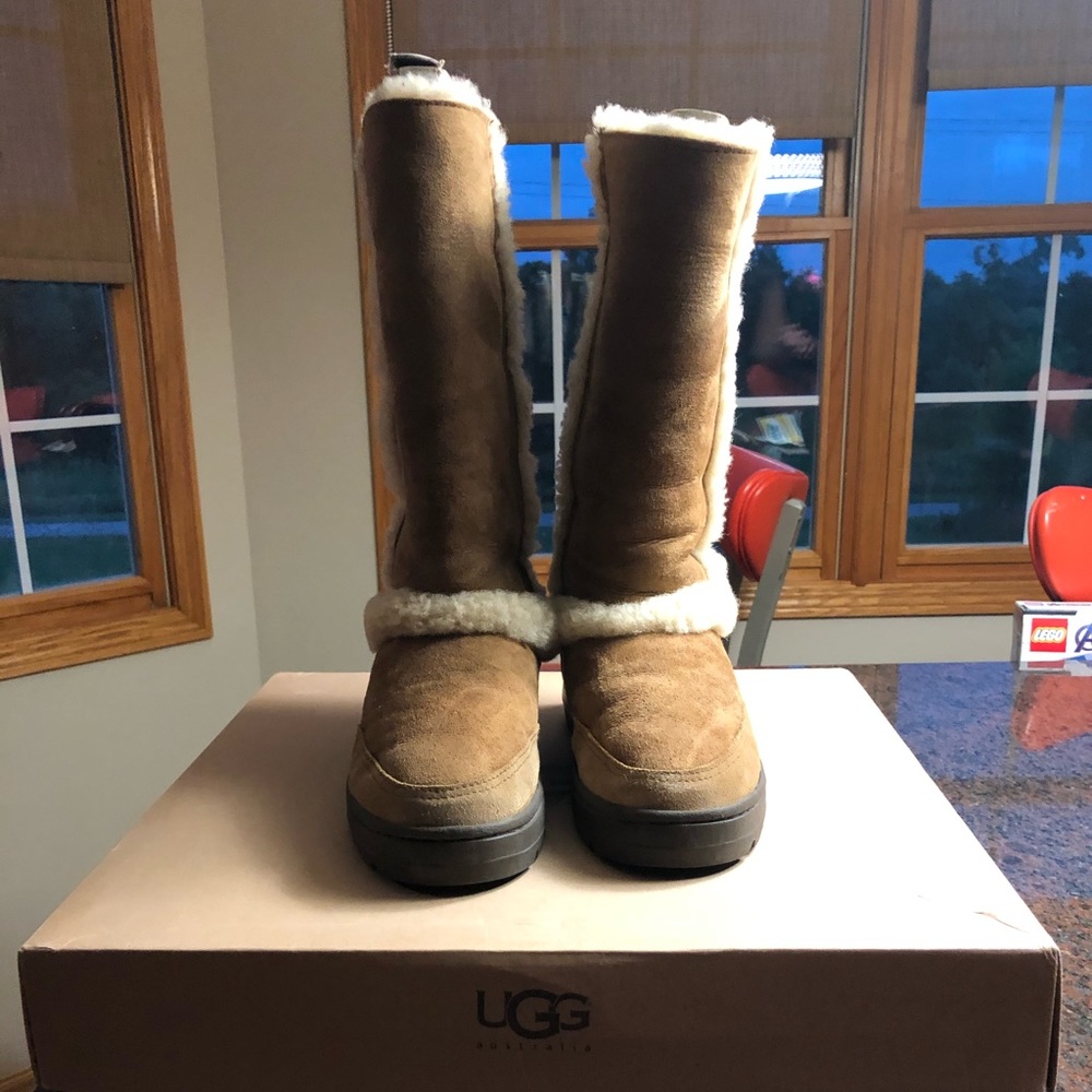 UGG Australia Sundance II Tall Boots in Chestnut
